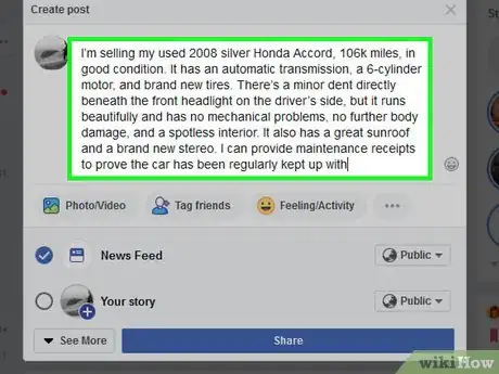 Image titled Advertise Cars on Facebook Step 2