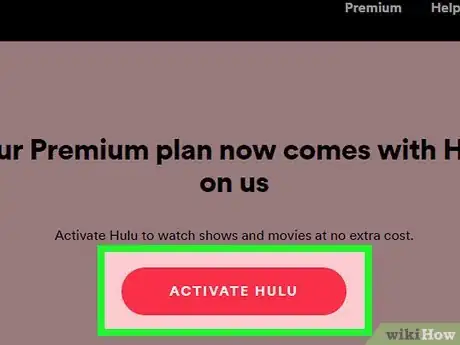 Image titled Activate Hulu with Spotify Student Step 7