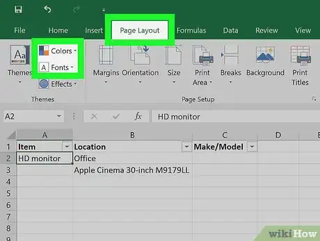 Image titled Make a Spreadsheet in Excel Step 6