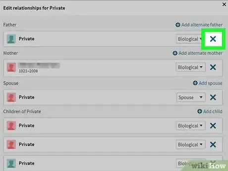 Image titled Change Family Relationships on Ancestry.com Step 8