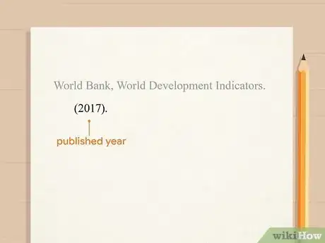 Image titled Cite World Bank Data Step 7