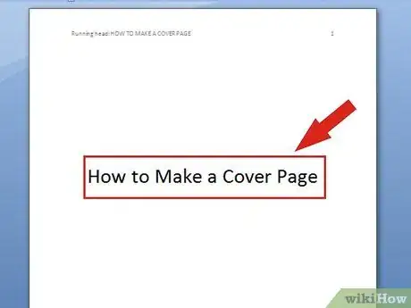 Image titled Make a Cover Page Step 24