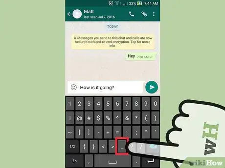 Image titled Write in Italics on WhatsApp Step 6