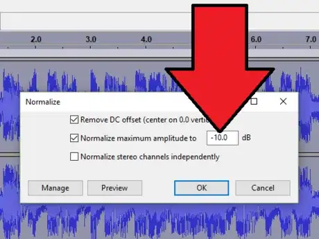 Image titled Audacity change Normalize to negative 10 (cropped).png