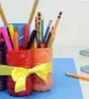 Make a Pencil Holder from a Water Bottle