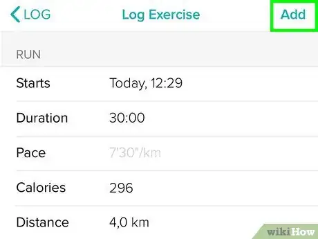 Image titled Add Exercise on a Fitbit Step 7