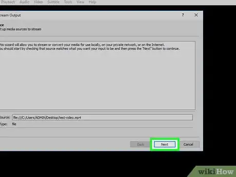 Image titled Use VLC Media Player to Stream Multimedia to Another Computer Step 12