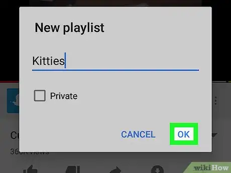 Image titled Create a New Playlist on YouTube Step 9