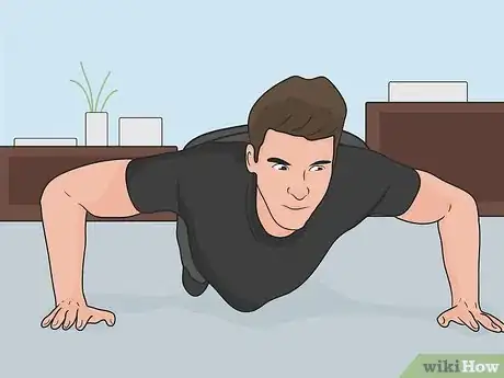 Image titled Do Weighted Push Ups Alone Step 09