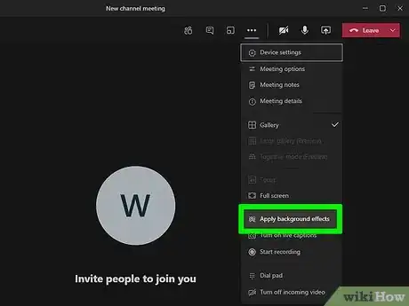 Image titled Change Your Background in Microsoft Teams Step 3