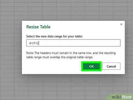 Image titled Add a Row to a Table in Excel Step 12