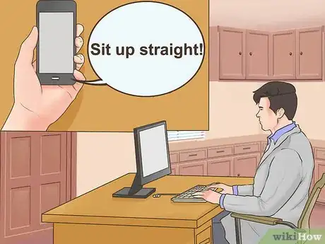 Image titled Sit up Straight at a Computer Step 8