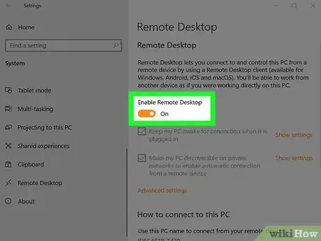 Image titled Enable Remote Desktop Step 6