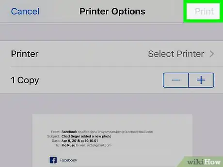 Image titled Print an Email on iPhone or iPad Step 7