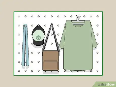 Image titled Hang Clothes Without a Closet Step 6