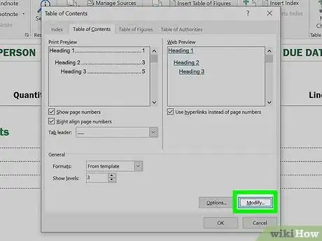 Image titled Edit the Table of Contents in Word Step 14