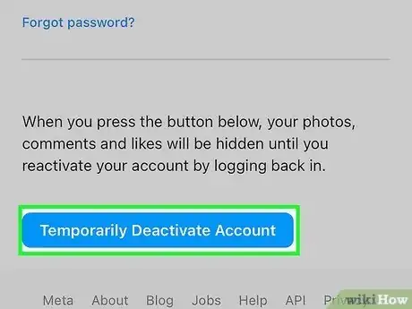 Image titled Temporarily Disable an Instagram Account Step 10