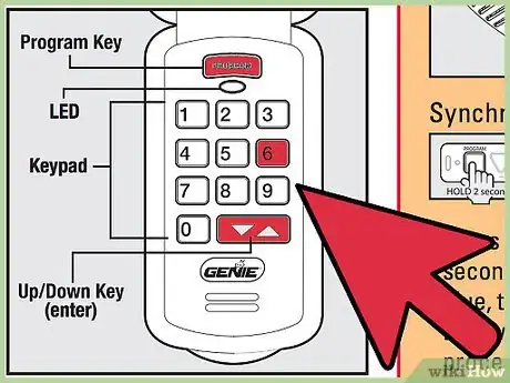 Image titled Reset and Program Genie Wireless Keypad Remote Pin Step 1