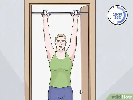 Image titled Stretch Your Lower Back with a Pull Up Bar Step 4