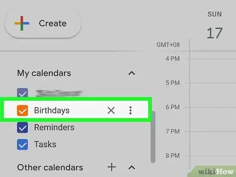 Image titled Add Birthdays to Google Calendar Step 3