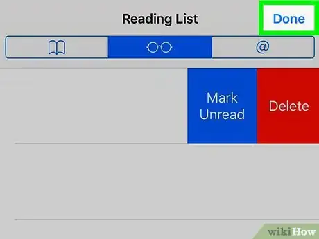 Image titled Remove Items from Safari Reading List in iOS Step 6