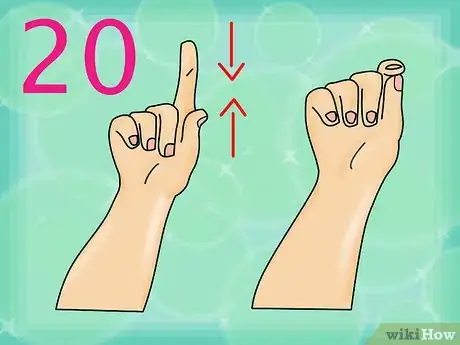 Image titled Count to 100 in American Sign Language Step 6