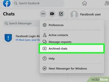 Image titled See Your Archived Messages on Facebook Messenger Step 7