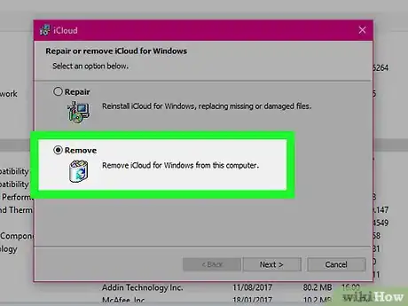 Image titled Uninstall iCloud for Windows Step 13