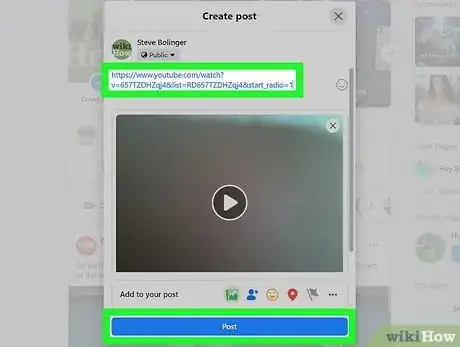 Image titled Share Videos on Facebook Step 10