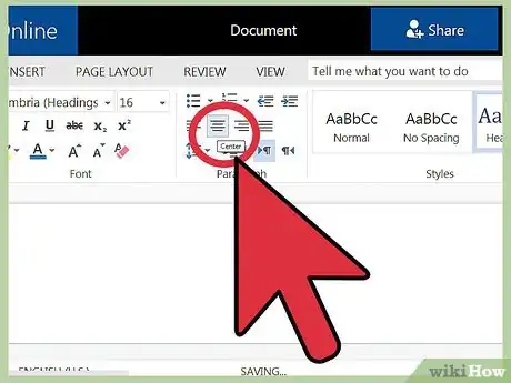 Image titled Center Text in Microsoft Word Step 4
