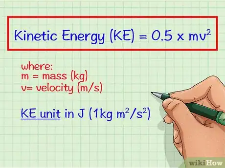 Image titled Calculate Kinetic Energy Step 1