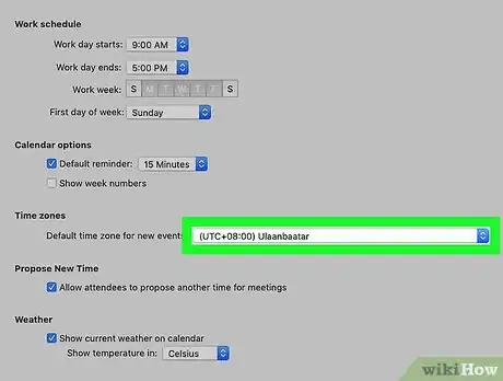 Image titled Change the Time Zone in Outlook Step 12