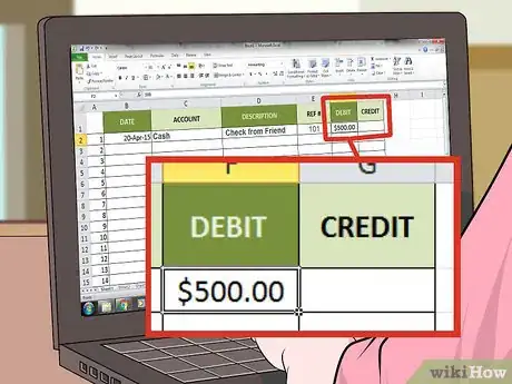 Image titled Write an Accounting Ledger Step 7