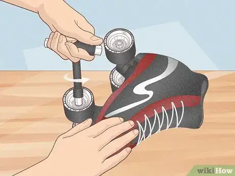 Image titled Tighten Roller Skate Wheels for Beginners Step 4