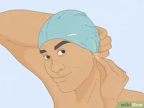 Image titled Keep Your Hair from Getting Wet While Swimming Step 2