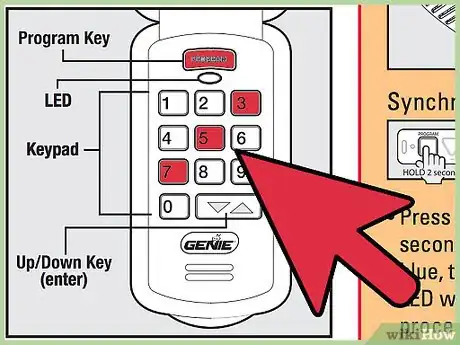 Image titled Reset and Program Genie Wireless Keypad Remote Pin Step 2