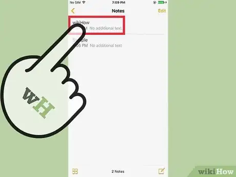 Image titled Format Your Text in iPhone Notes Step 2