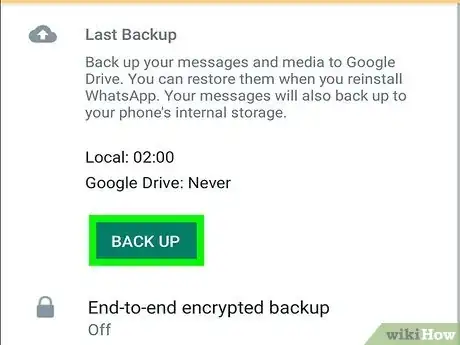 Image titled Back Up WhatsApp Step 15