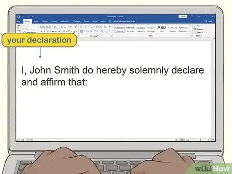 Image titled Write a Statutory Declaration Step 3