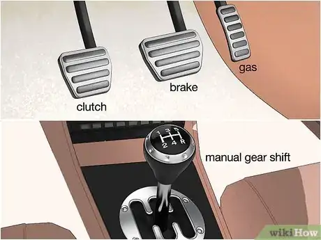 Image titled Start and Stop a Manual Car Step 1