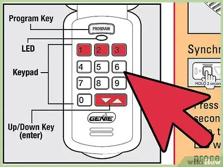 Image titled Reset and Program Genie Wireless Keypad Remote Pin Step 5