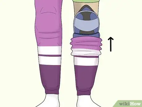 Image titled Keep Hockey Socks Up Step 10