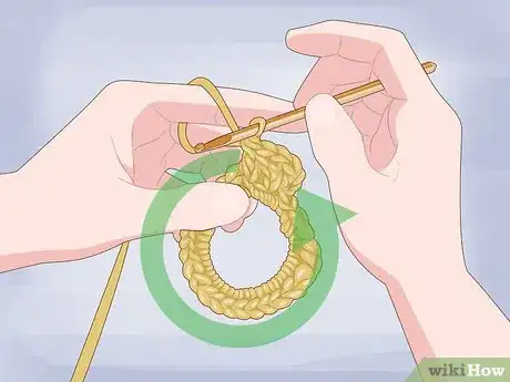 Image titled Crochet a Hair Scrunchie Step 10