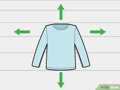 Image titled Fold Long Sleeve Shirts Step 1