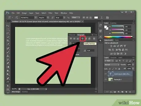 Image titled Justify Text in Photoshop Step 12