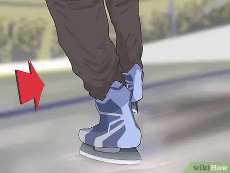 Image titled Hockey Stop Step 1