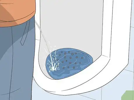 Image titled Use a Urinal Without Splashing Yourself Step 10