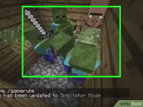 Image titled Kill Villagers Easily in Minecraft Step 7