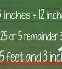 Convert Feet to Inches