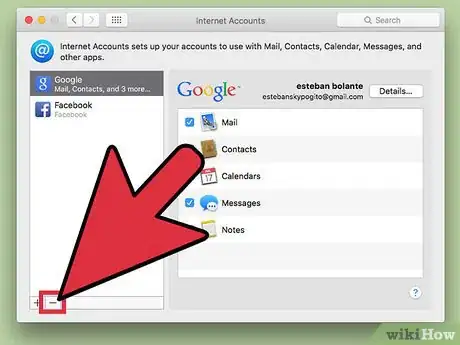 Image titled Remove Email Accounts from a Mac Step 5